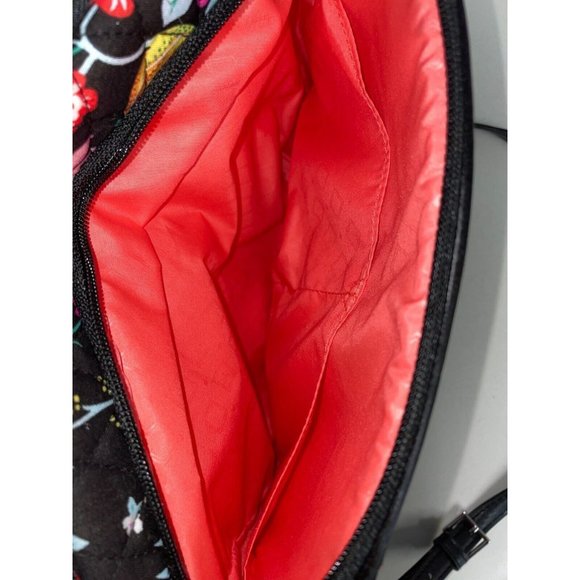 Vera Bradley Black Multi Floral Crossbody Purse (25513) - Picture 7 of 9